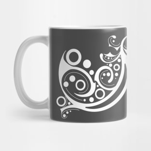 Filigree in White Mug